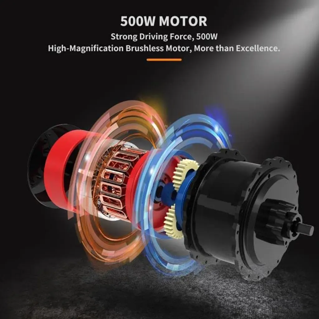 Aostirmotor Folding Electric Bike 20 inch Fat Tire - 1