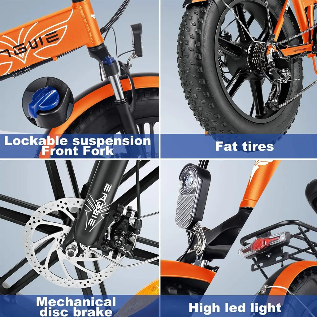 ENGWE Upgraded 750W Folding Electric Bike - 2