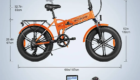 ENGWE Upgraded 750W Folding Electric Bike - 3