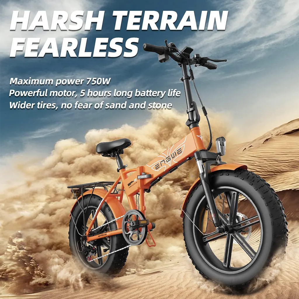 ENGWE Upgraded 750W Folding Electric Bike - 6