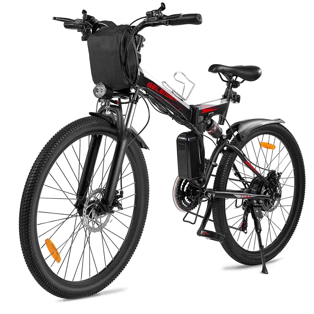 GELEISEN Electric Mountain Bike 350W Shimano Rear 21 Speed Gears