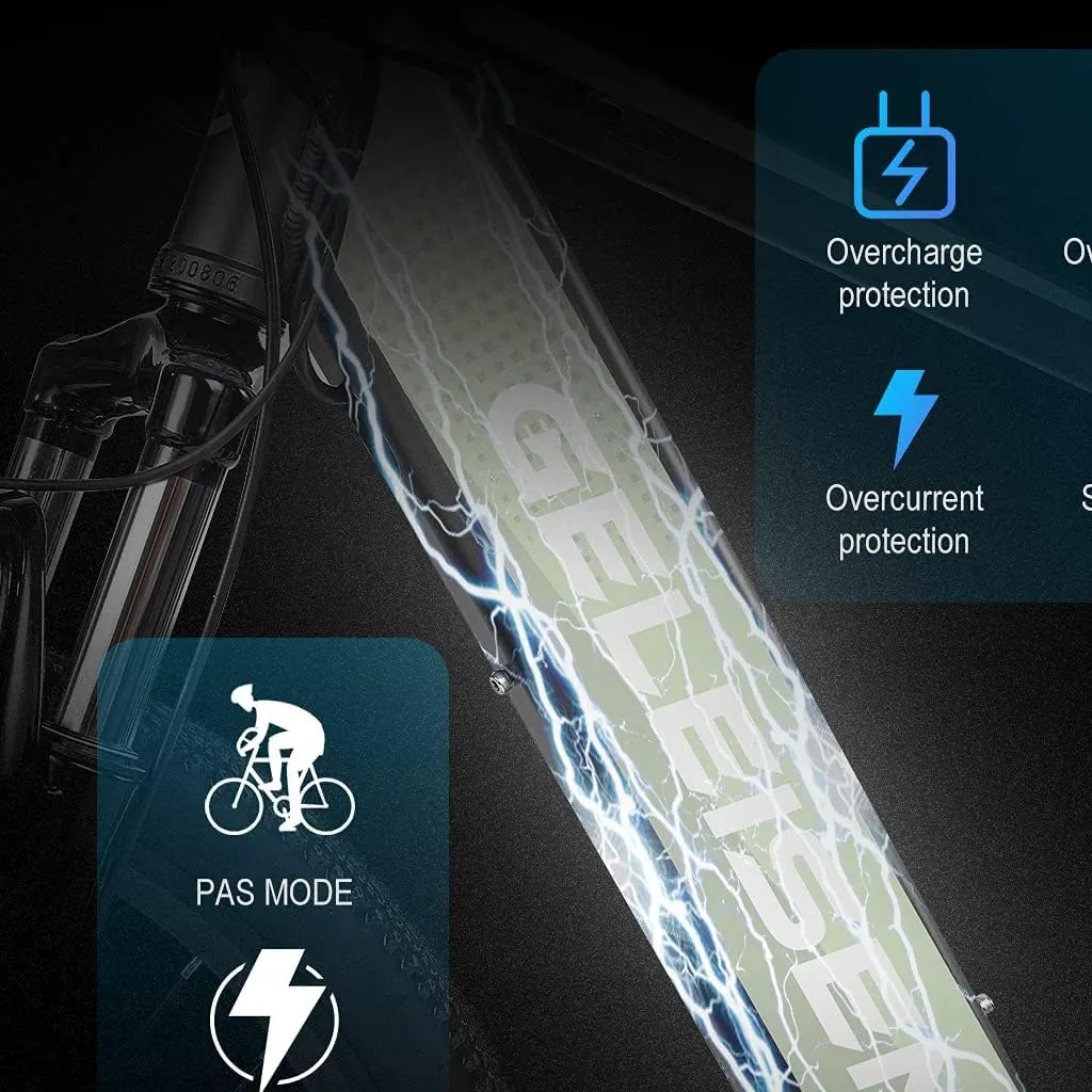 GELEISEN Electric Mountain Bike 350W Shimano Rear 7 Speed Gears - 3