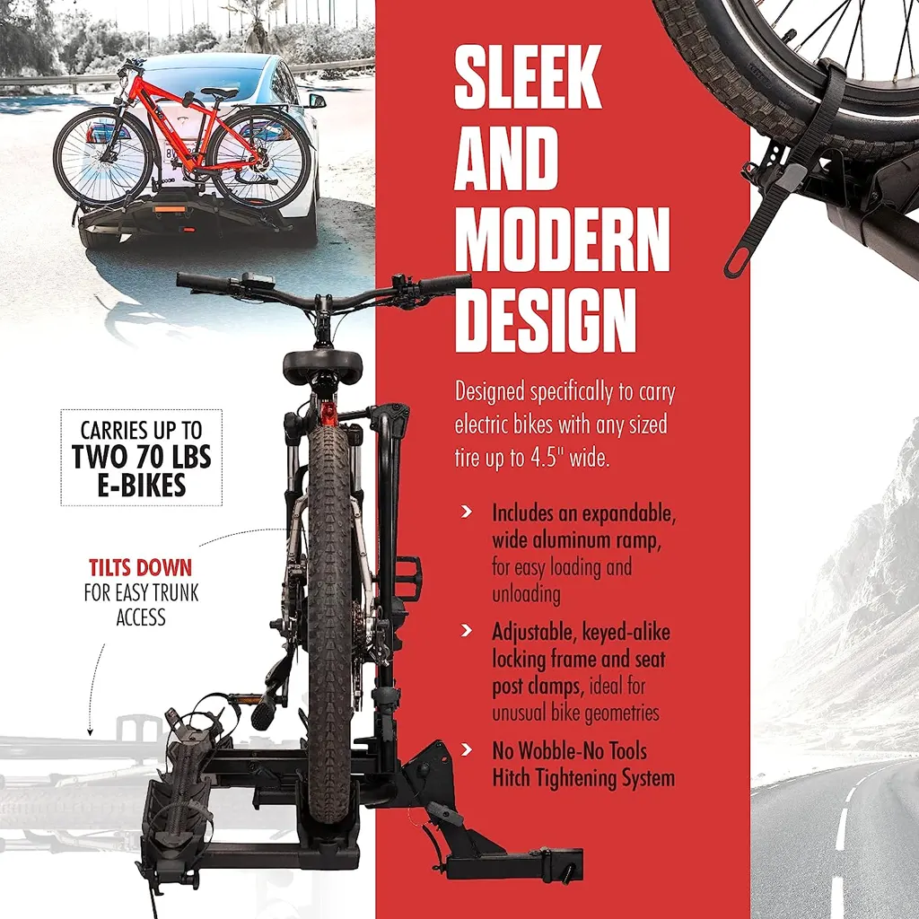 Hollywood Racks Destination E-Bike Hitch Rack - 4