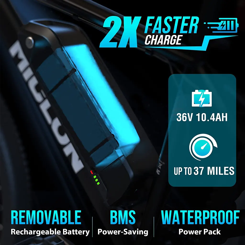 MICLON Cybertrack 100 Electric Bike - 3