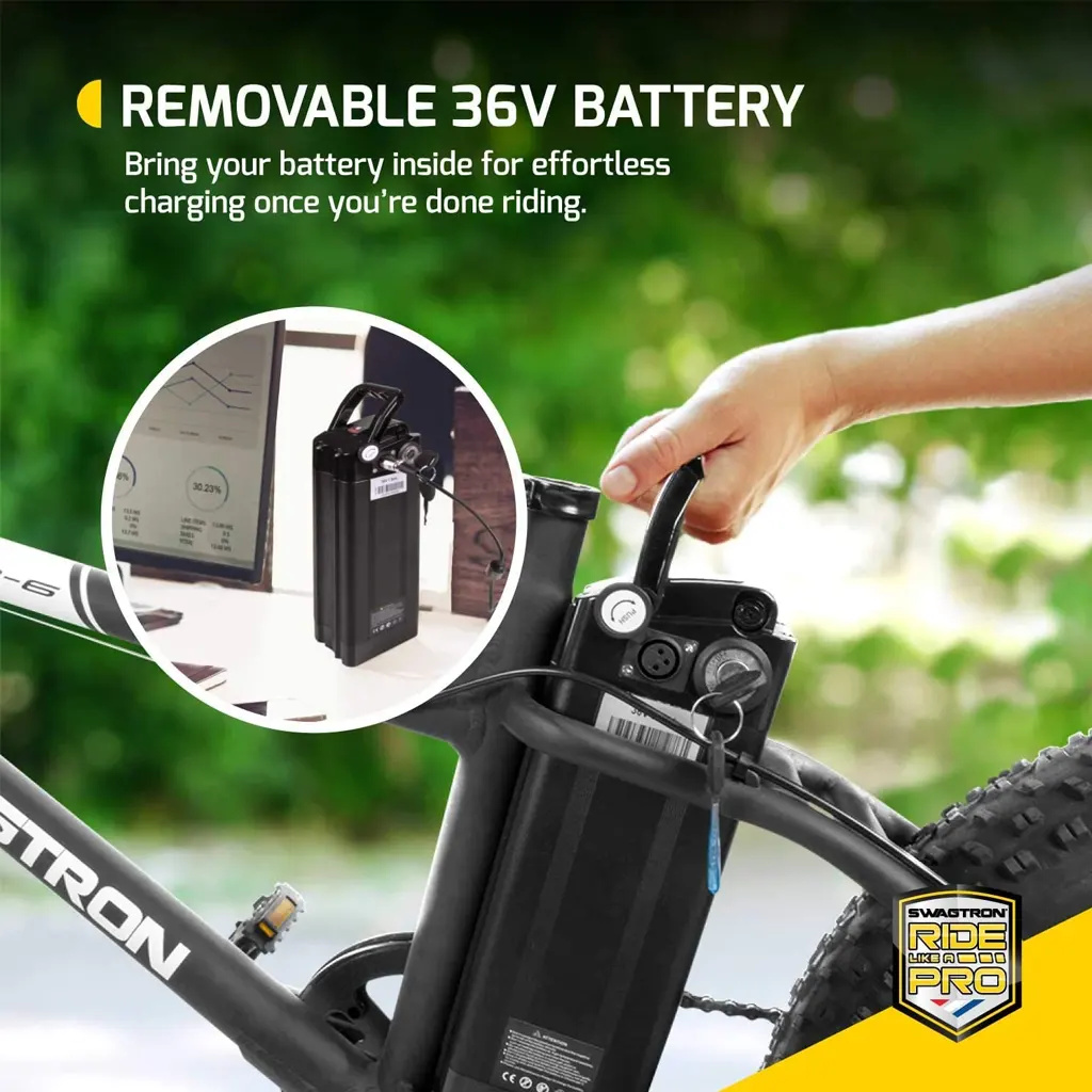 Swagtron EB-6 Bandit E-Bike - 3