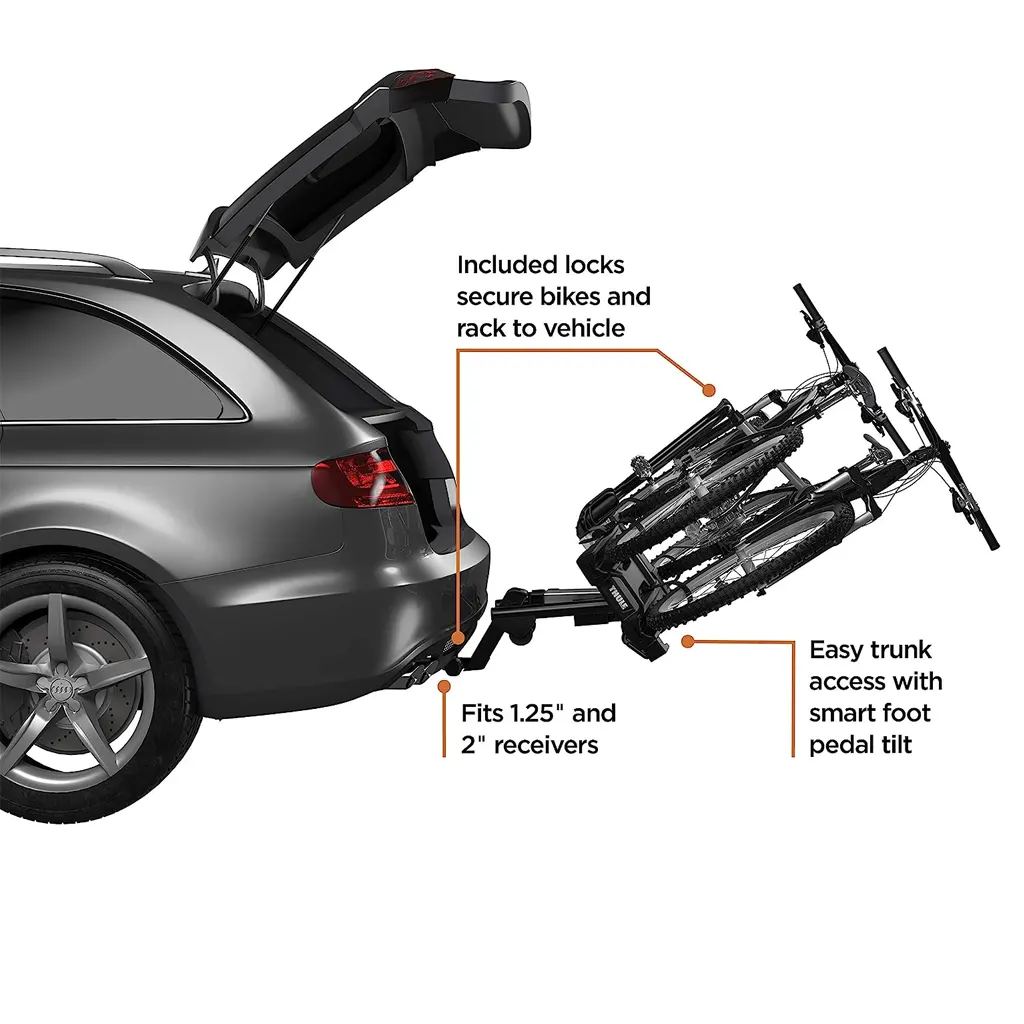 Thule EasyFold XT 2 Hitch Bike Rack - E-Bike Compatible - 2
