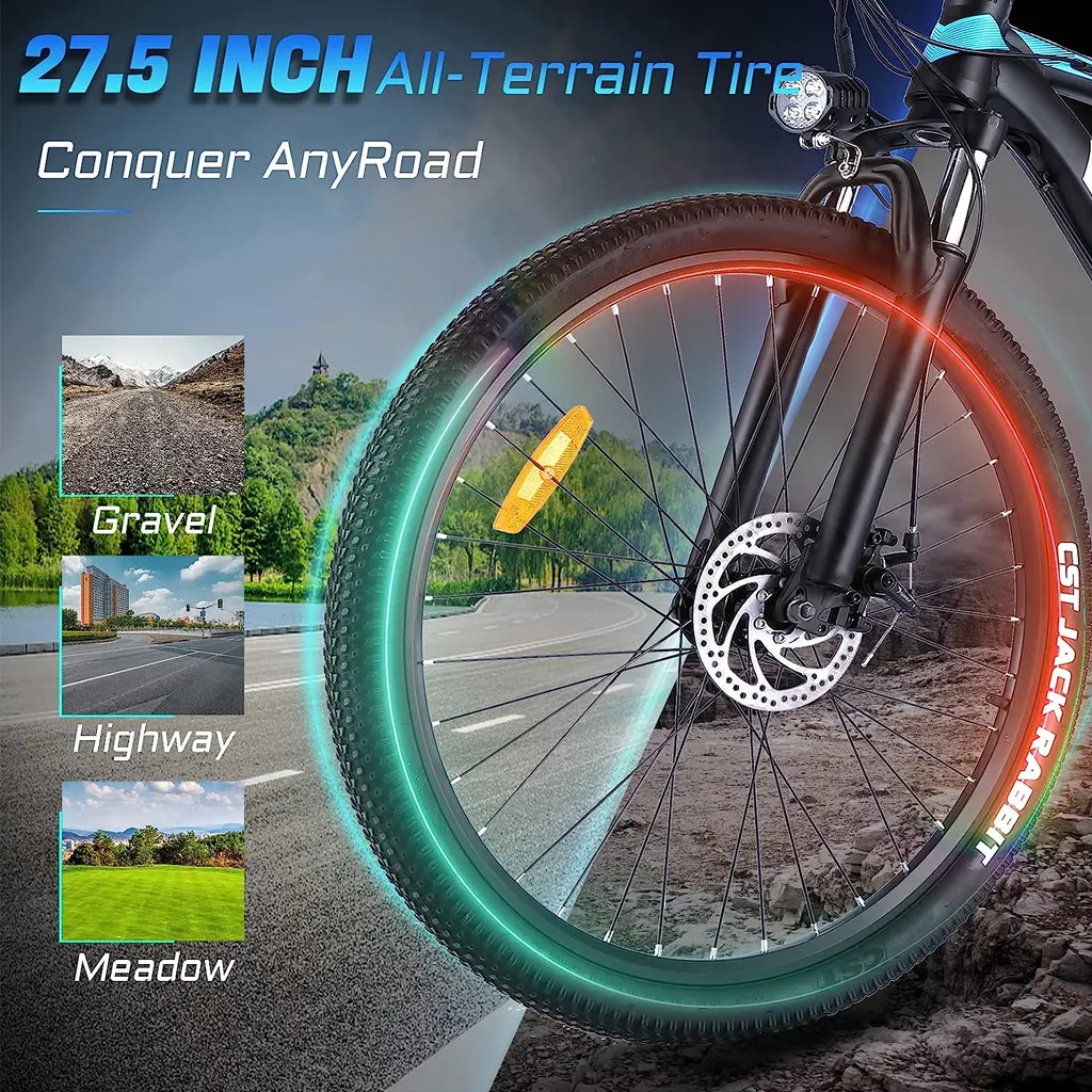 Vivi Folding Electric Mountain Bike 500W 27 inch - 5