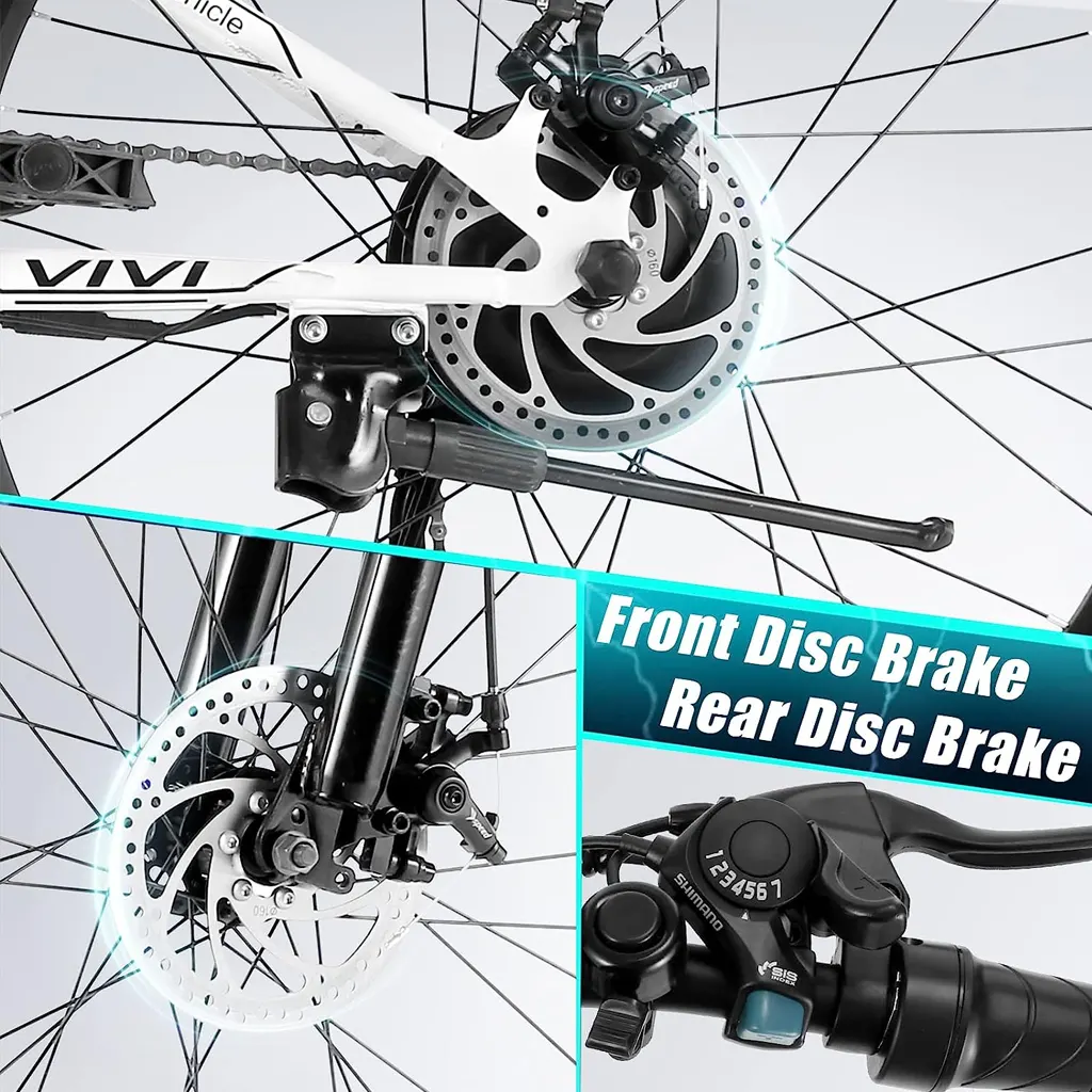 Vivi Folding Electric Mountain Bike 500W - 5