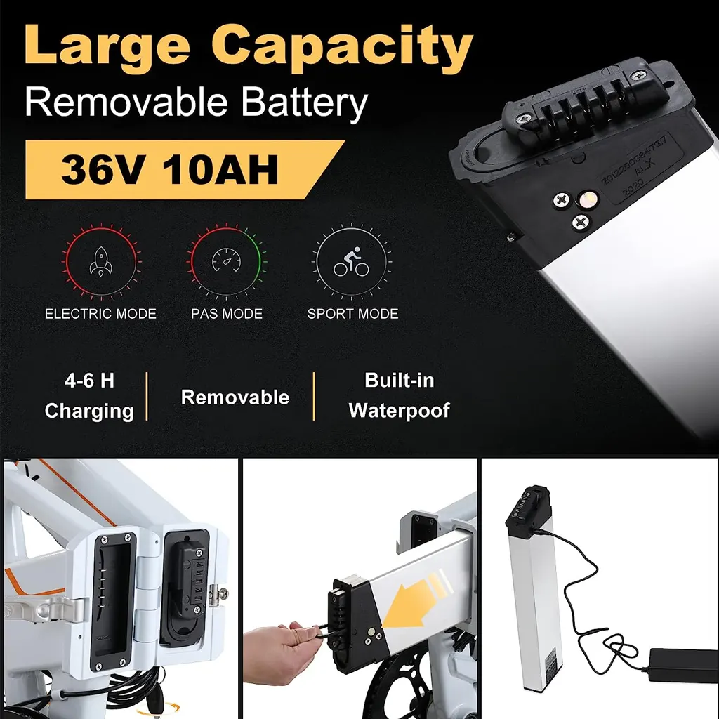 Yovital Folding Electric Bike 350W - 1