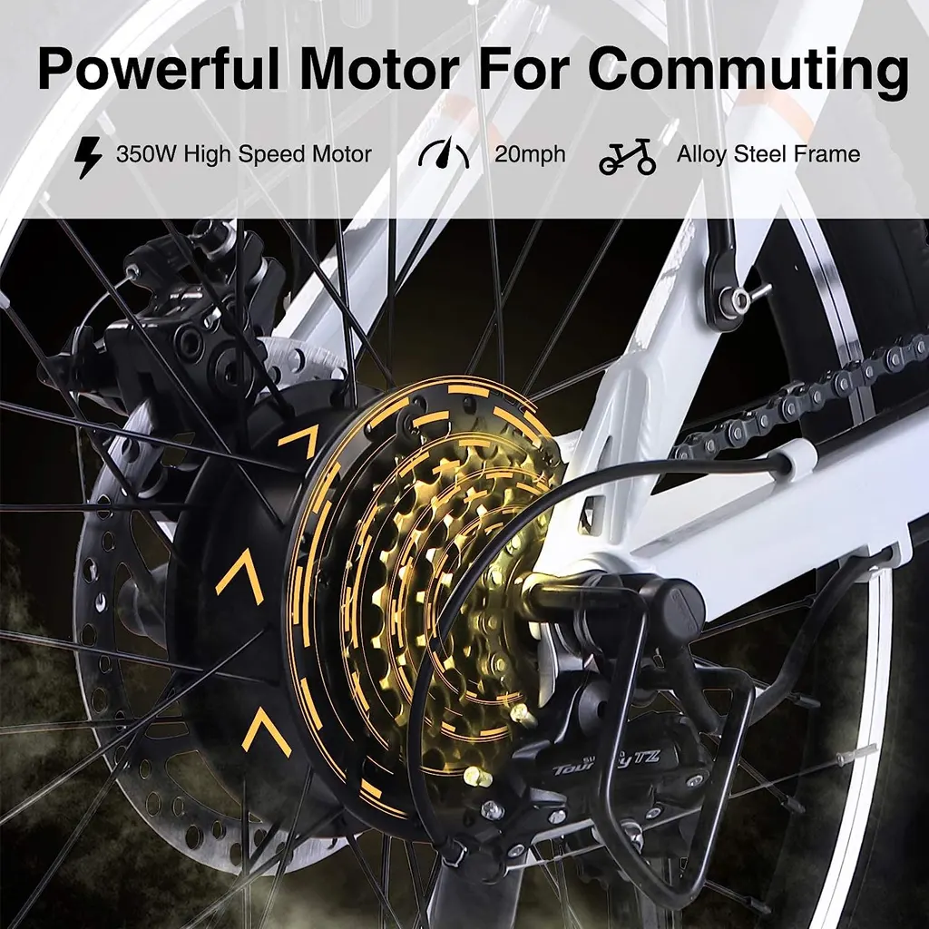 Yovital Folding Electric Bike 350W - 2